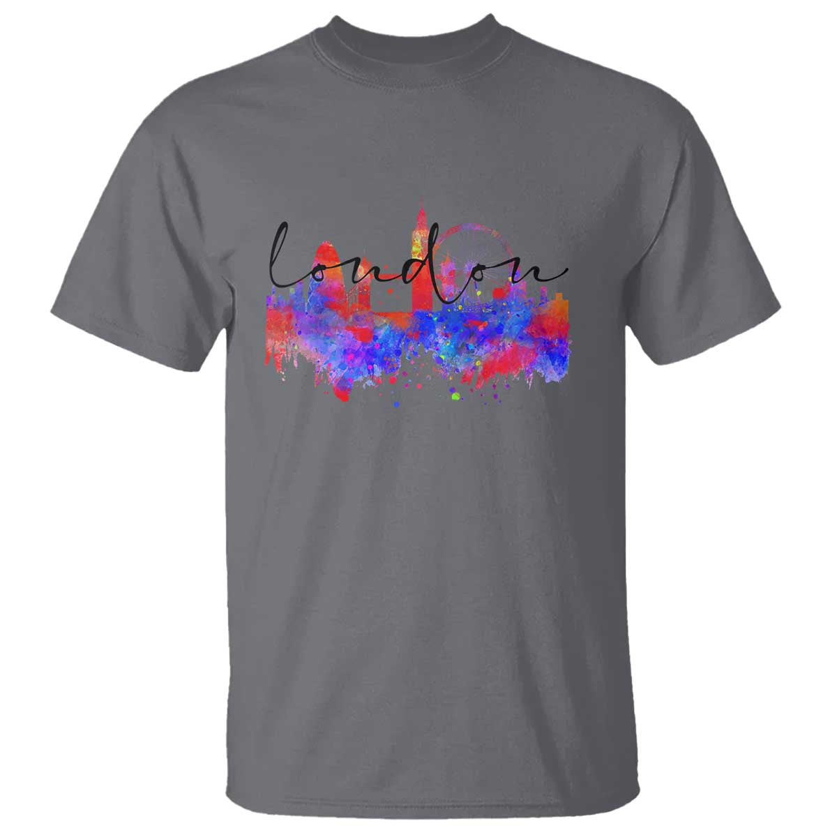 Traveling London Trip T Shirt TS09 Charcoal Print Your Wear