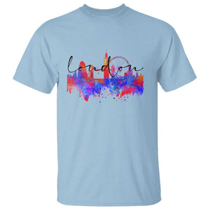 Traveling London Trip T Shirt TS09 Light Blue Print Your Wear