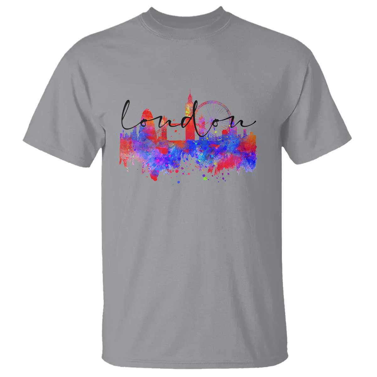 Traveling London Trip T Shirt TS09 Sport Gray Print Your Wear