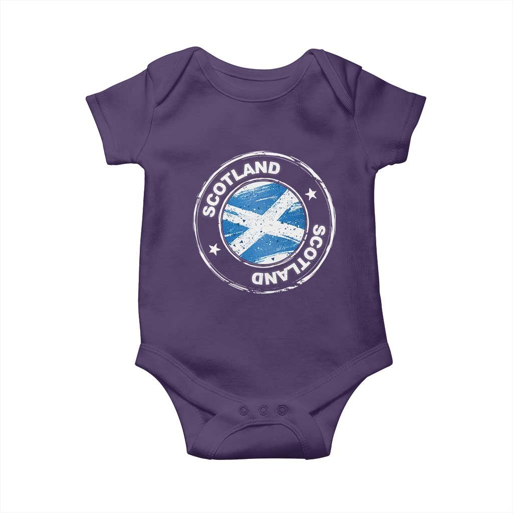 Scotland Flag Scottish Pride Baby Onesie TS09 Purple Print Your Wear