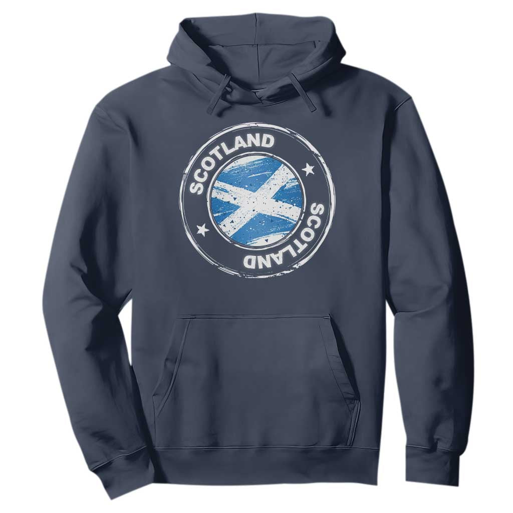 Scotland Flag Scottish Pride Hoodie TS09 Navy Print Your Wear
