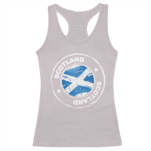 Scotland Flag Scottish Pride Racerback Tank Top TS09 Ice Gray Print Your Wear
