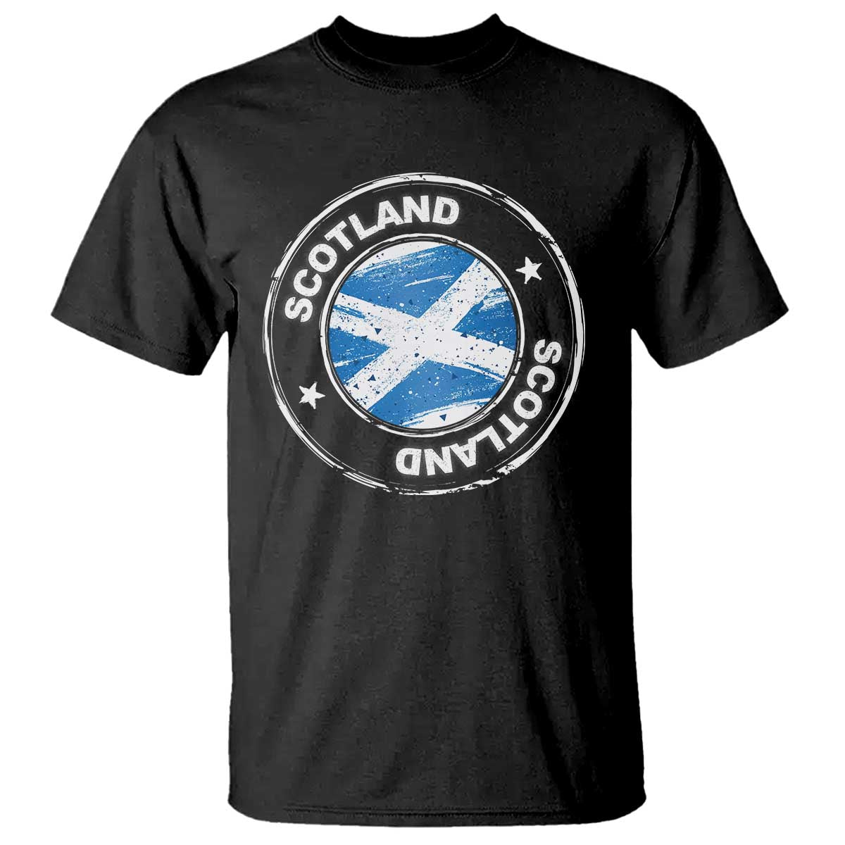 Scotland Flag Scottish Pride T Shirt TS09 Black Print Your Wear