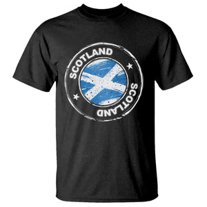Scotland Flag Scottish Pride T Shirt TS09 Black Print Your Wear