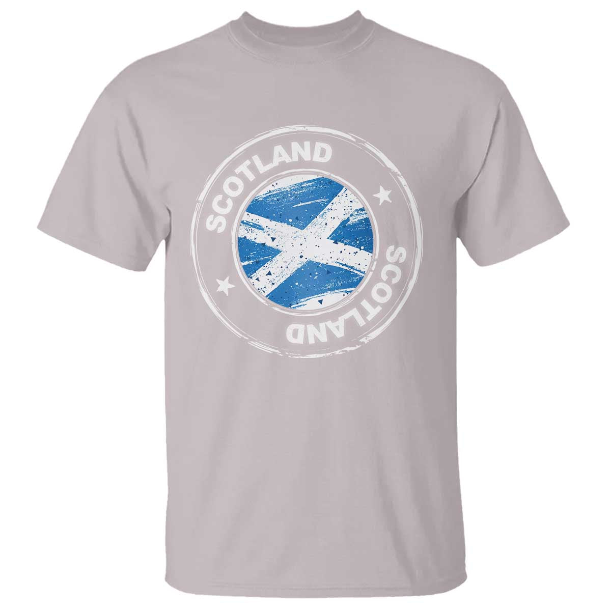 Scotland Flag Scottish Pride T Shirt TS09 Ice Gray Print Your Wear