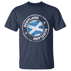 Scotland Flag Scottish Pride T Shirt TS09 Navy Print Your Wear