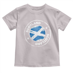 Scotland Flag Scottish Pride Toddler T Shirt TS09 Ice Gray Print Your Wear