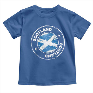 Scotland Flag Scottish Pride Toddler T Shirt TS09 Royal Blue Print Your Wear