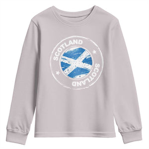 Scotland Flag Scottish Pride Youth Sweatshirt TS09 Ice Gray Print Your Wear