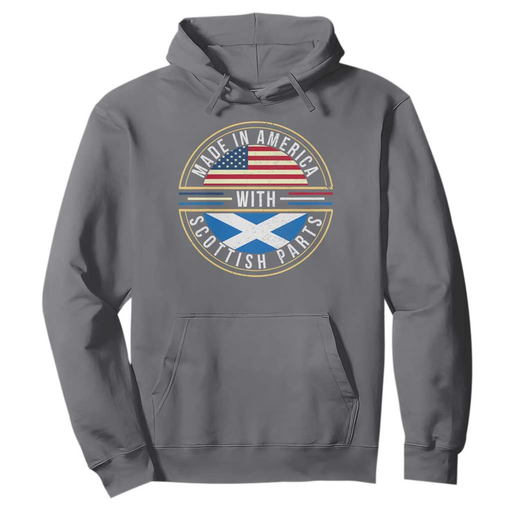 Scottish American Hoodie Made In America With Scottish Parts Scotland TS09 Charcoal Print Your Wear