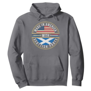 Scottish American Hoodie Made In America With Scottish Parts Scotland TS09 Charcoal Print Your Wear