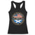 Scottish American Racerback Tank Top Made In America With Scottish Parts Scotland TS09 Black Print Your Wear