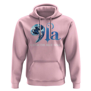 Comma La Harris Hoodie Kamala 2024 Catch The Blue Wave TS09 Light Pink Print Your Wear