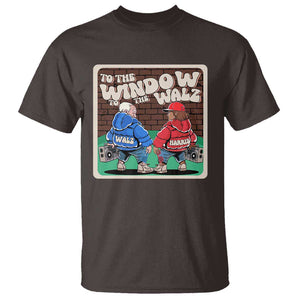 Funny Harris Walz T Shirt To The Window To The Walz Hip Hop Old School TS09 Dark Chocolate Print Your Wear