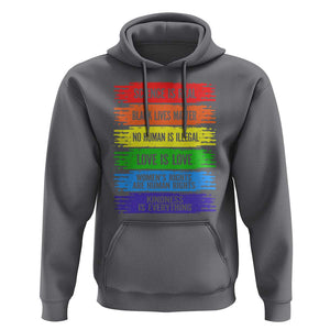 Human Rights Hoodie LGBT Black Feminist TS09 Charcoal Print Your Wear