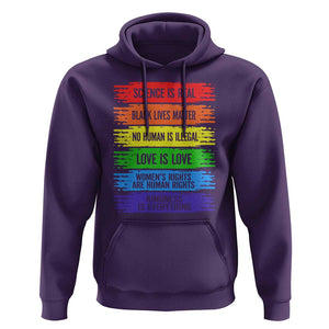Human Rights Hoodie LGBT Black Feminist TS09 Purple Print Your Wear