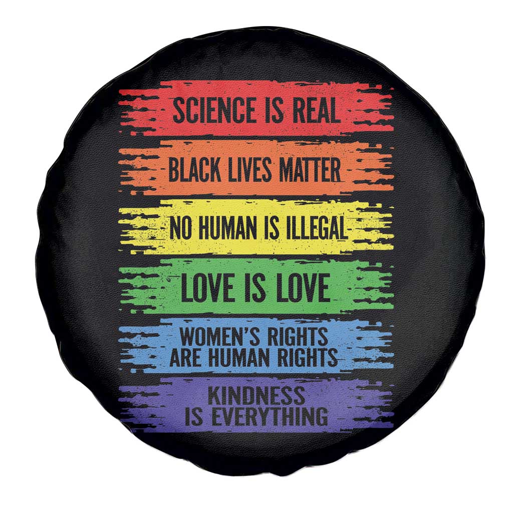 Human Rights Spare Tire Cover LGBT Black Feminist TS09 Print Your Wear