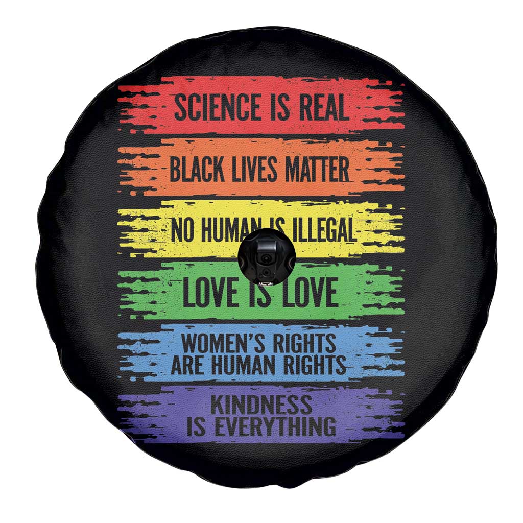Human Rights Spare Tire Cover LGBT Black Feminist TS09 Print Your Wear