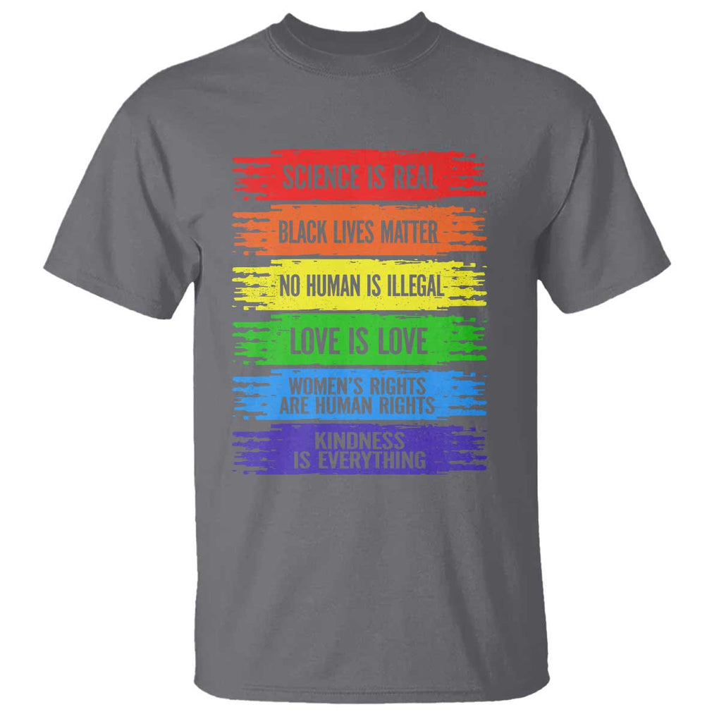Human Rights T Shirt LGBT Black Feminist TS09 Charcoal Print Your Wear