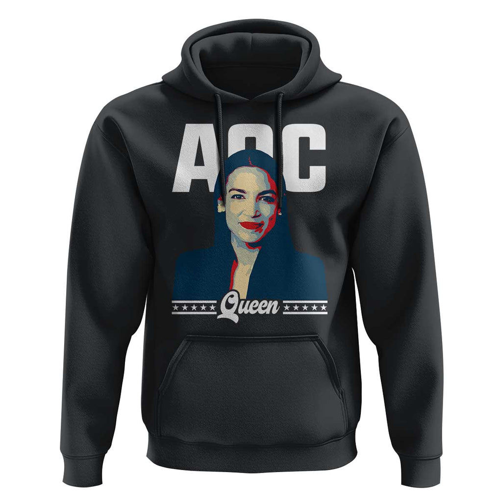 Alexandria Ocasio Cortez Feminist AOC Queen Hoodie TS09 Black Print Your Wear