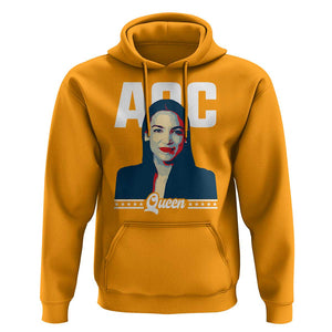 Alexandria Ocasio Cortez Feminist AOC Queen Hoodie TS09 Gold Print Your Wear