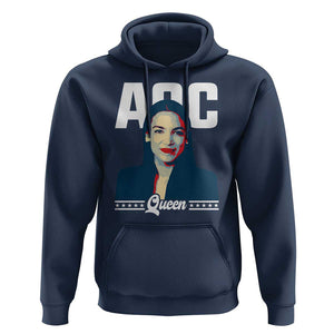 Alexandria Ocasio Cortez Feminist AOC Queen Hoodie TS09 Navy Print Your Wear