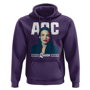Alexandria Ocasio Cortez Feminist AOC Queen Hoodie TS09 Purple Print Your Wear