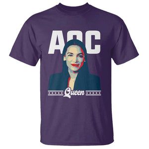 Alexandria Ocasio Cortez Feminist AOC Queen T Shirt TS09 Purple Print Your Wear