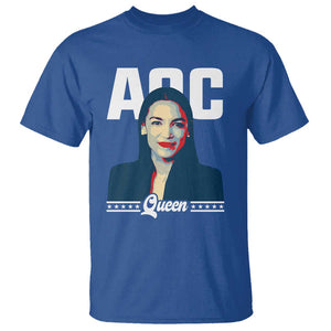 Alexandria Ocasio Cortez Feminist AOC Queen T Shirt TS09 Royal Blue Print Your Wear