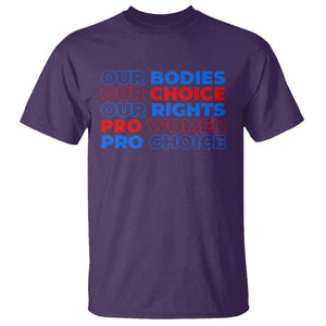 Abortion Pro Women Pro Choice T Shirt US President Election 2024 Feminist Women Rights TS09 Purple Print Your Wear