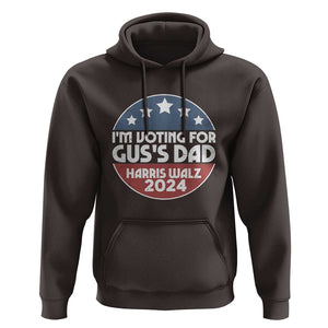 Tim Walz 2024 Hoodie I'm Voting For Gus Dad Kamala Support TS09 Dark Chocolate Print Your Wear