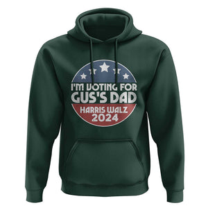 Tim Walz 2024 Hoodie I'm Voting For Gus Dad Kamala Support TS09 Dark Forest Green Print Your Wear