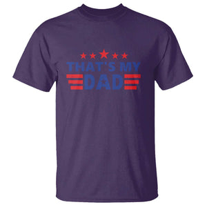 Tim Walz 2024 T Shirt That's My Dad Gus's Dad TS09 Purple Print Your Wear