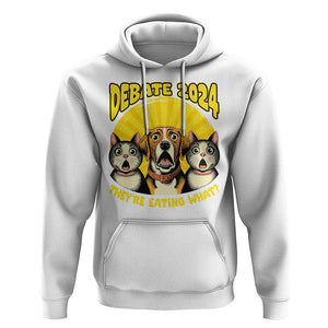President Debate 2024 Hoodie Funny Dogs and Cats They're Eating What TS09 White Print Your Wear