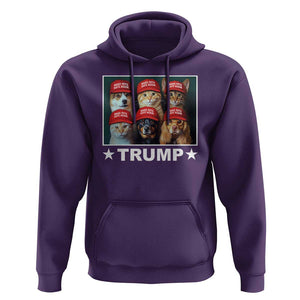 President Debate 2024 Hoodie Make Pets Safe Again Dogs Cats Trump Support TS09 Purple Print Your Wear