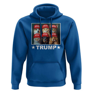 President Debate 2024 Hoodie Make Pets Safe Again Dogs Cats Trump Support TS09 Royal Blue Print Your Wear