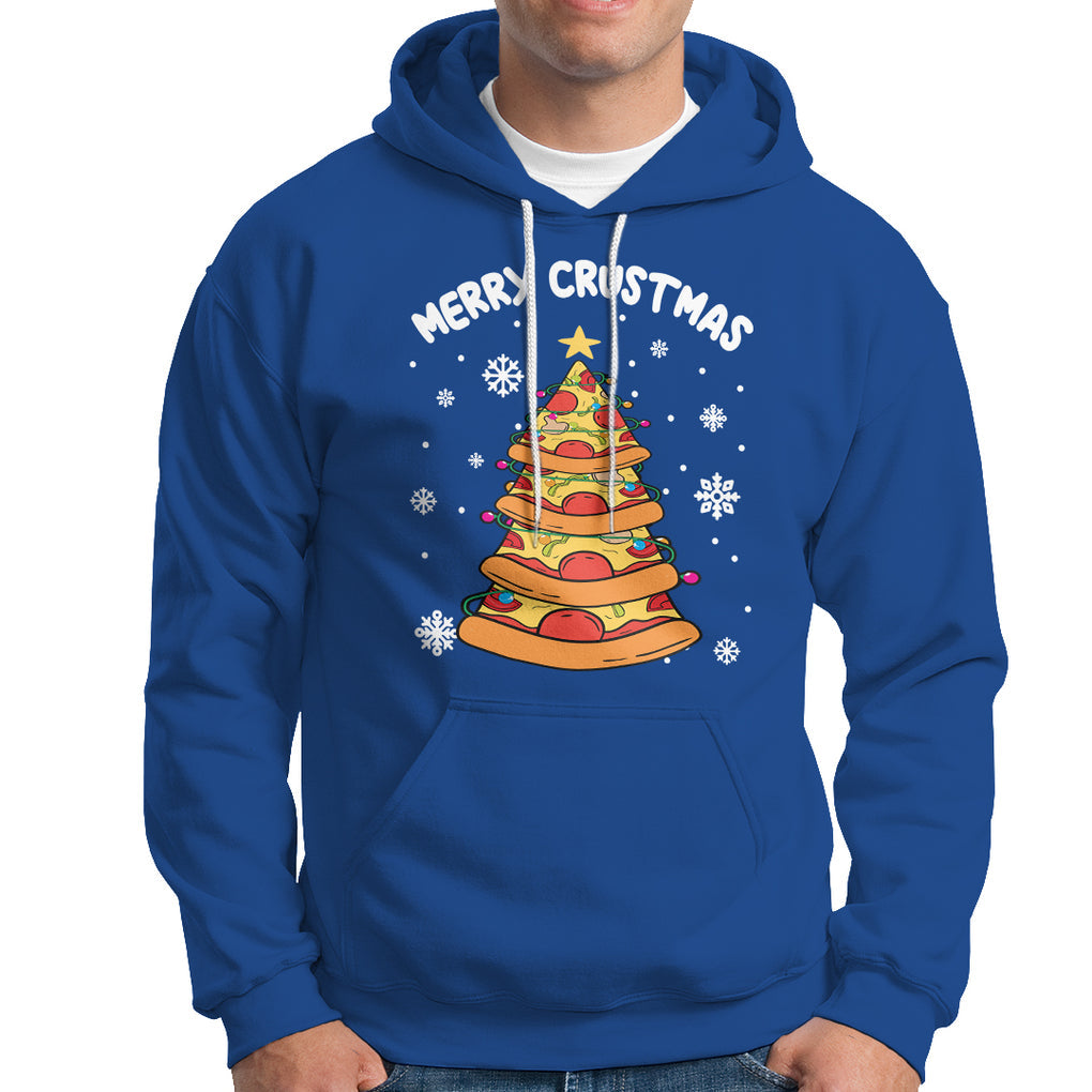 Merry Crustmas Pizza Christmas Tree Xmas Hoodie TS09 Printyourwear