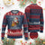 Merry Kushmas Ugly Christmas Sweater Ugly Santa Smoking Cannabis Weed 420 Xmas TS09 Burgundy Print Your Wear