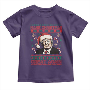 Funny Christmas Trump Baby Shirt Make Christmas Great Again TS09 Purple Print Your Wear
