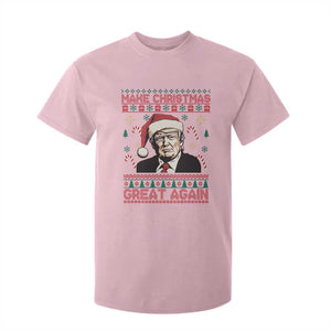 Funny Christmas Trump T Shirt For Kid Make Christmas Great Again TS09 Light Pink Print Your Wear