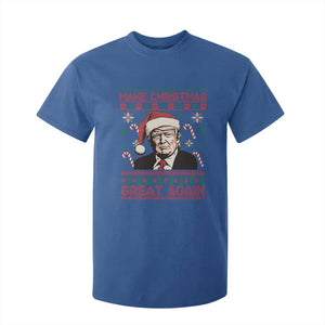 Funny Christmas Trump T Shirt For Kid Make Christmas Great Again TS09 Royal Blue Print Your Wear