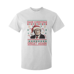 Funny Christmas Trump T Shirt For Kid Make Christmas Great Again TS09 White Print Your Wear