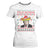 Funny Mexico Christmas Trump T Shirt For Women Feliz Navidad Mexican Sombrero Santa TS09 White Print Your Wear
