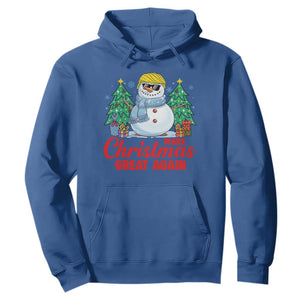 Make Christmas Great Again Hoodie Funny Trump Snowman Xmas TS09 Royal Blue Print Your Wear