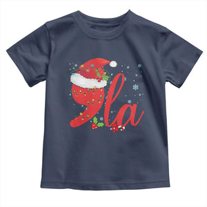Funny Christmas Kamala Baby Shirt Comma La Harris Santa Hat TS09 Navy Print Your Wear