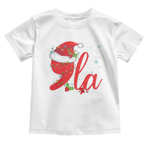 Funny Christmas Kamala Baby Shirt Comma La Harris Santa Hat TS09 White Print Your Wear