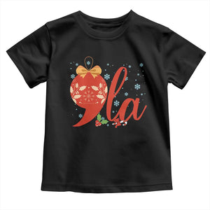 Funny Christmas Kamala Baby Shirt Comma La Harris Bauble TS09 Black Print Your Wear