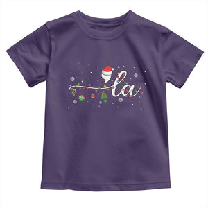 Funny Christmas Kamala Baby Shirt Comma La Harris Christmas Tree TS09 Purple Print Your Wear