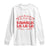 Funny Christmas Kamala Long Sleeve Shirt Deck The Halls With Female Leaders Harris President TS09 White Print Your Wear