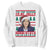 Funny Christmas Kamala Sweatshirt Tis The Season To Be Jolly Kamala La La TS09 White Print Your Wear